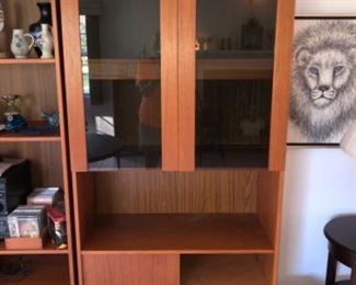 Close-up of bookcase