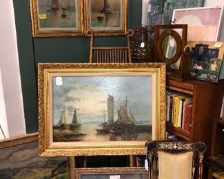 John Ward Scotland oil on canvas 