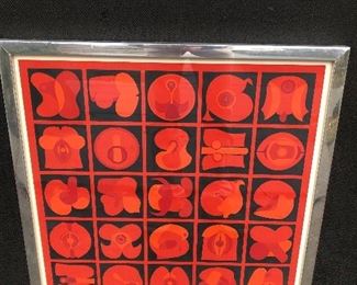 An large Erotic serigraph signed by Takeshi Kawashima/ New to gallery