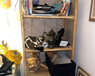 Wicker Display Shelf
