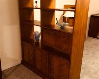 Beautiful wooden room divider/wall cabinet