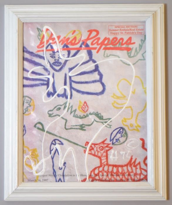 Hanne "H7 L" Lauridsen. (American, 1938 - 2022) Dan's Paper Magazine Cover "Good Against Evil"