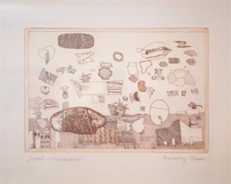 Imre Szemethy (Hungarian, B. 1945), "Motto - Illusztracio" C 1970s
