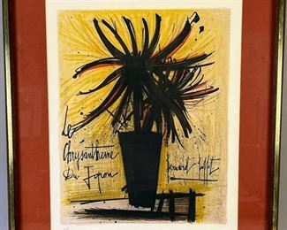 Bernard Buffet (French, 1928-1999) Le Chrysanthme Du Japon, 1966
