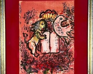 Marc Chagall ( French / Russian, 1887-1985), The Lion Of Judah, 1966
