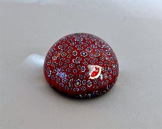 Murano Glass Millefiori Paperweight
