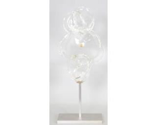 Lico Zanetti abstract glass sculpture 