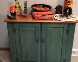 Cabinet And Colorful Decor