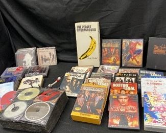 Jazz, Rock, Folk Music, and DVDs