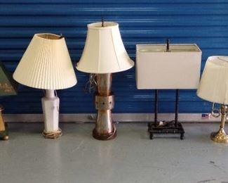 Lamp Lot of 7 Individual Lamps