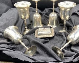 Sterling Plated Stemware and More