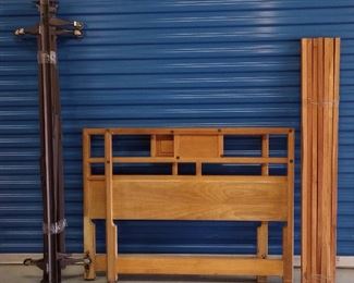 Wooden Twin Bed Headboard Footboard