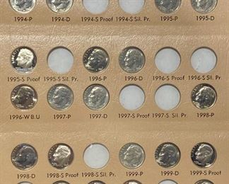 $450 1946-2013P Roosevelt Dimes including proof-only issues 141 Real Authentic Coins + Album This is only being sold as a set, please do not ask for individual coins.
Please text or call 7032689529 for inquiries, or visit Tysons Jewelry located at:
8373 Leesburg Pike #12, Vienna Virginia 22182
Robert, the owner of Tysons Jewelry, has over 30+ years working in the jewelry business and has verified the authenticity of this listing.
Robert buys gold and precious metals at 95%. Please use the link: https://tysonsjewelry.net for specific prices.
Inquiries regarding gold, silver, precious metals, coins, watches, diamonds, cars, and collectibles are welcome!