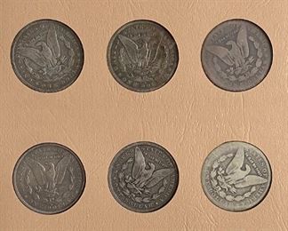 $11,500 Morgan Dollars 1878 -1890, 1891 - 1921 95 Real Authentic Coins + Album The only missing one is the 1895 coin. This is only being sold as a set, please do not ask for individual coins.
Please text or call 7032689529 for inquiries, or visit Tysons Jewelry located at:
8373 Leesburg Pike #12, Vienna Virginia 22182
Robert, the owner of Tysons Jewelry, has over 30+ years working in the jewelry business and has verified the authenticity of this listing.
Robert buys gold and precious metals at 95%. Please use the link: https://tysonsjewelry.net for specific prices.
Inquiries regarding gold, silver, precious metals, coins, watches, diamonds, cars, and collectibles are welcome!