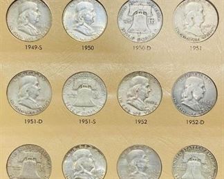 Franklin Half Dollars 35 Real Authentic Coins + Album This is only being sold as a set, please do not ask for individual coins.
Please text or call 7032689529 for inquiries, or visit Tysons Jewelry located at:
8373 Leesburg Pike #12, Vienna Virginia 22182
Robert, the owner of Tysons Jewelry, has over 30+ years working in the jewelry business and has verified the authenticity of this listing.
Robert buys gold and precious metals at 95%. Please use the link: https://tysonsjewelry.net for specific prices.
Inquiries regarding gold, silver, precious metals, coins, watches, diamonds, cars, and collectibles are welcome!