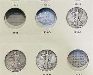 Liberty Walking Half Dollars 1916 - 1947 21 Coins + Album This is only being sold as a set, please do not ask for individual coins.
Please text or call 7032689529 for inquiries, or visit Tysons Jewelry located at:
8373 Leesburg Pike #12, Vienna Virginia 22182
Robert, the owner of Tysons Jewelry, has over 30+ years working in the jewelry business and has verified the authenticity of this listing.
Robert buys gold and precious metals at 95%. Please use the link: https://tysonsjewelry.net for specific prices.
Inquiries regarding gold, silver, precious metals, coins, watches, diamonds, cars, and collectibles are welcome!