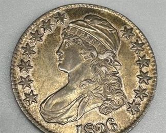 1826 Capped Bust Half Dollar Coin