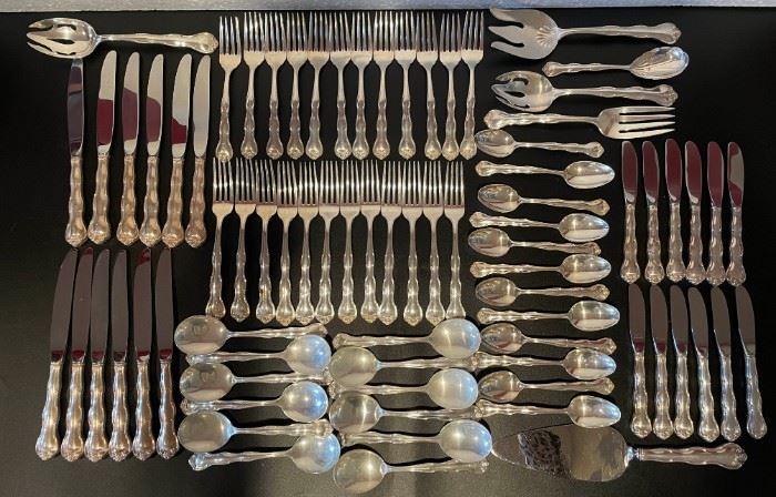 Gorham Sterling Silver Flatware Set Rondo