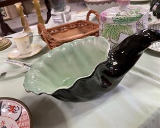 Vintage Frankoma Pottery Cornucopia