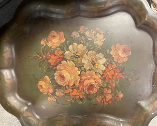 Hand painted tray