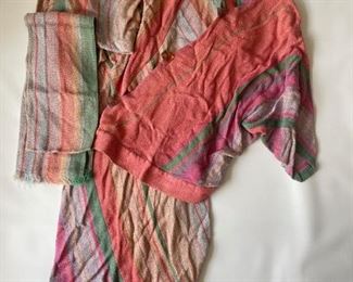 Vintage 1980s 3 Piece Hand Made Dress, Jacket & Sash, Size Medium
Lot #: 38