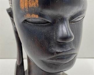 Vintage Hand Carved Hardwood African Bust Sculpture
Lot #: 81