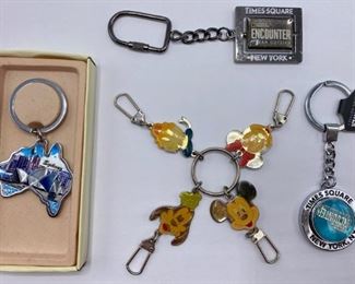 4 New Disney Key Chains & Other Travel Key Chains From Sydney, Australia & Times Square
Lot #: 88