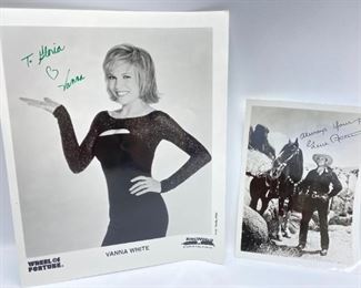 Gene Autry & Vanna White Autographed Photos
Lot #: 133