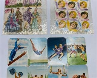 Vintage Ephemera Pamphlets, Diecut Lithograph Paper, Sports Cards, Magnet Game & More
Lot #: 30