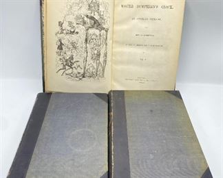 First Edition 1841 Charles Dickens "Humphrey's Clock" 3 Volume Illustrated Set
Lot #: 2