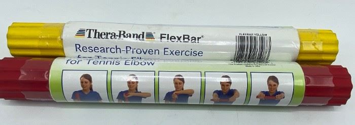 2 New FlexBar Thera-band Exercise Wands For Tennis Elbow
Lot #: 124