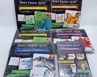 5 New Sets Spectrum Noir Color Pencil Sets Of 24 Colors & Instructional DVD
Lot #: 127