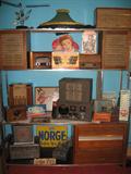 Vintage radios, advertising signs, lamp shades and more impulse buys.