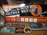 More vintage advertising signs.