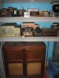 Vintage radios, receivers, telephones, doorbells, antennas and more.
