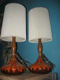 Pair of retro lamps.