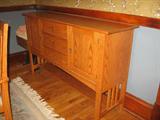 Finnline Design mission style buffet.
