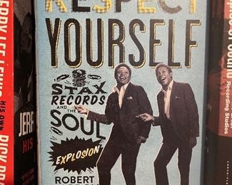 Example of music related books.
Respect Yourself Stax Records and the Soul Explosion 