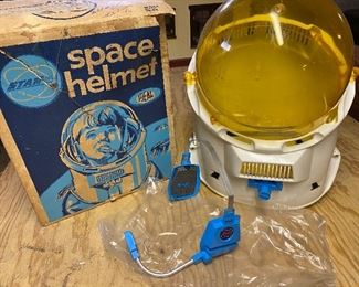 Vintage Ideal Toys Star Space Helmet with Head Set and Original Box
