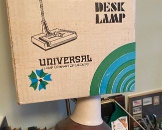 Mid Century Universal Portable Desk Lamp with Box