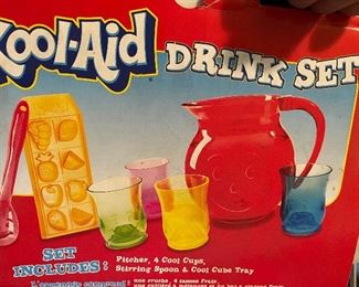 Vintage Kool Aid Drink Set/ Box