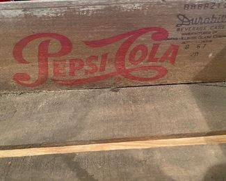 Vintage WOOD Pepsi Cola, By Durabilt Crates