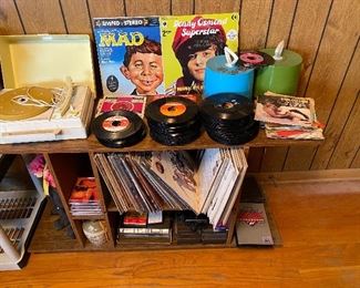 Vintage Records, 45's, Disk Go Cases