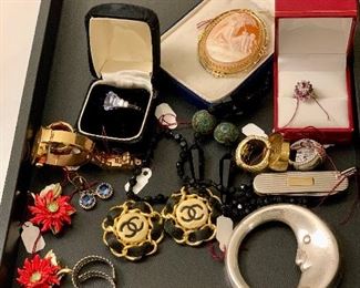 Vintage Jewelry.  More boxes being unpacked .  Tiffany , Haskell. 