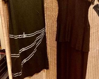 Roberta di Camerino Dress. 1940’s dress with sheer peek  a boo . 