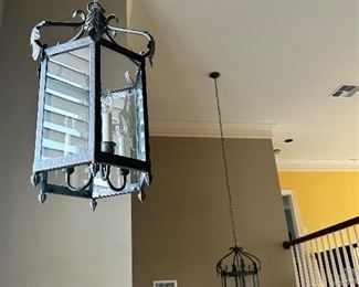 2 of 6 chandeliers being sold