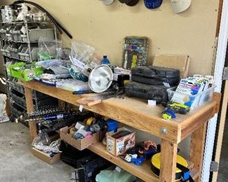 The workbench is for sale too!