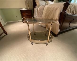 Hollywood Regency Bar Cart