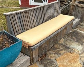 wooden outdoor furniture 