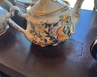 vintage Arthur wood teapot 